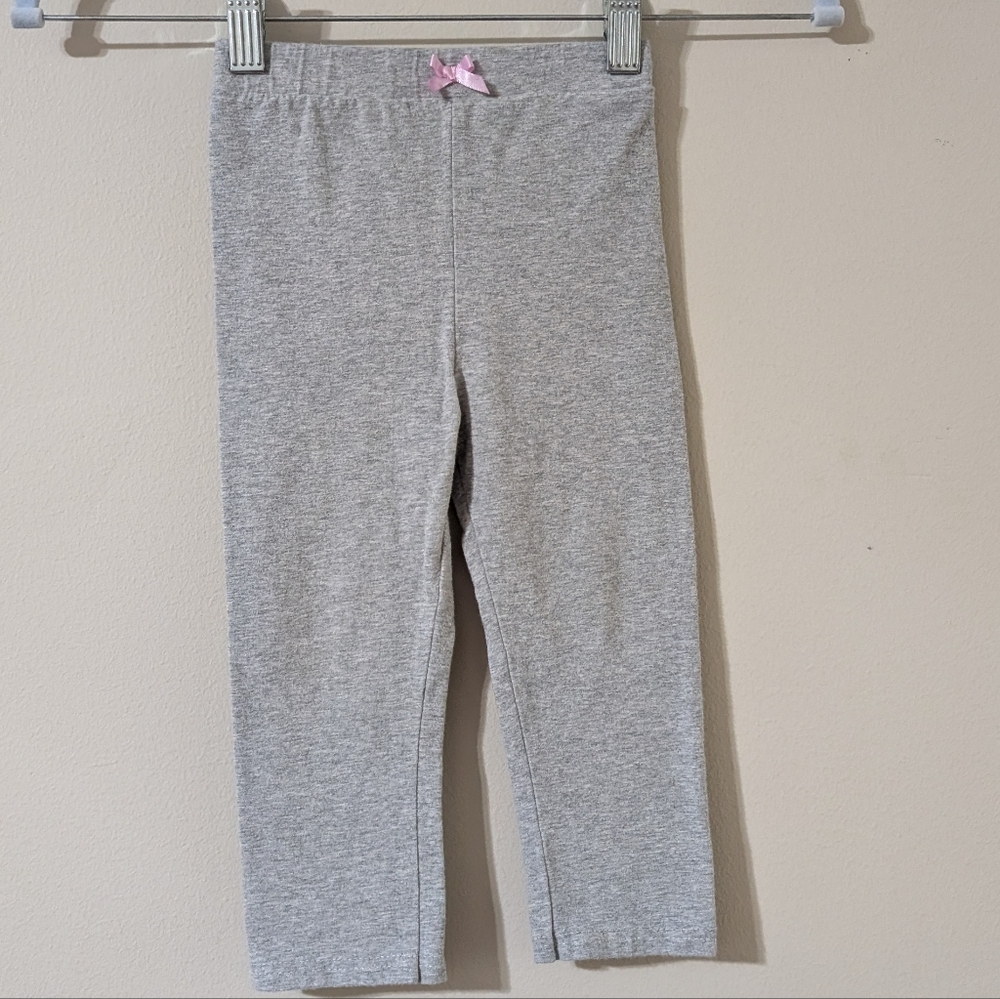 Luvable Friends Toddler Girl Leggings 2T Pull On Elastic Waist Made With Cotton